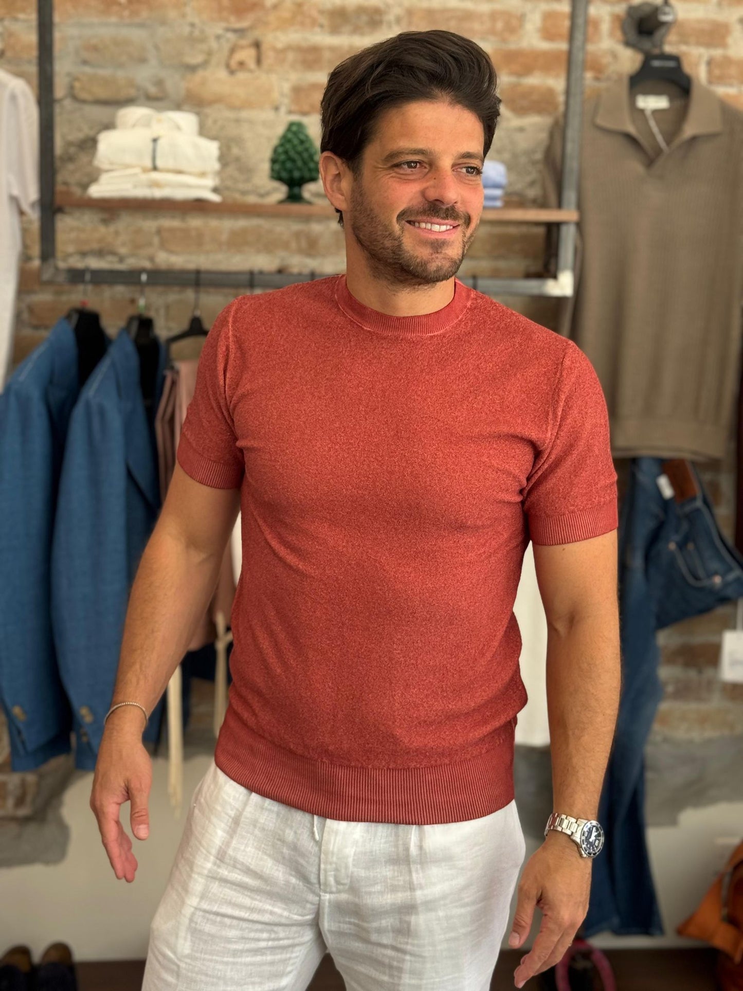 DESTEFANO INNER T-SHIRT COLOR RAME