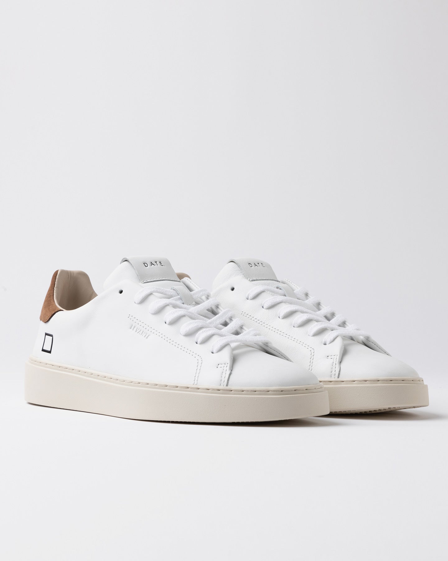 D.A.T.E. LEVANTE CALF WHITE-BROWN