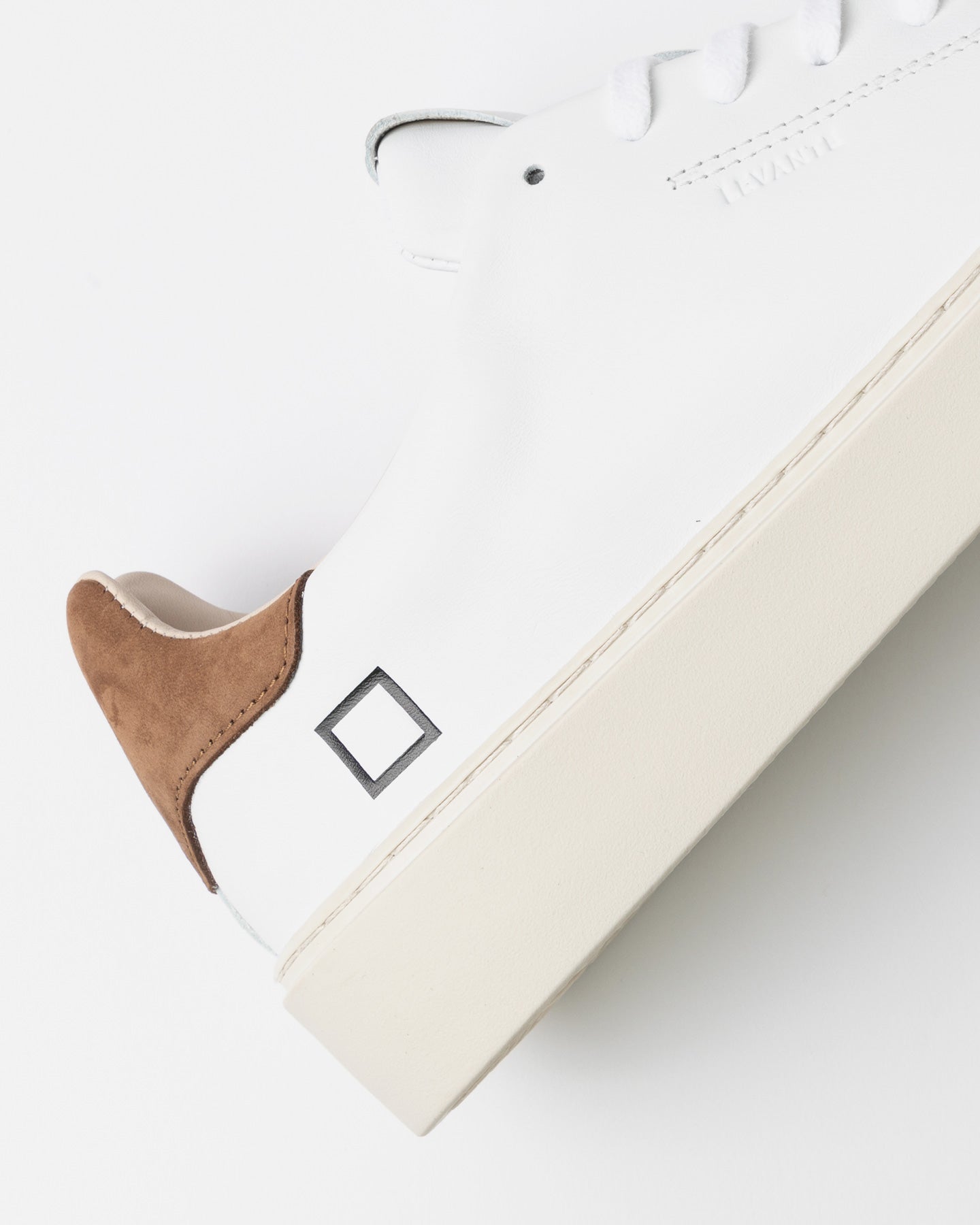 D.A.T.E. LEVANTE CALF WHITE-BROWN