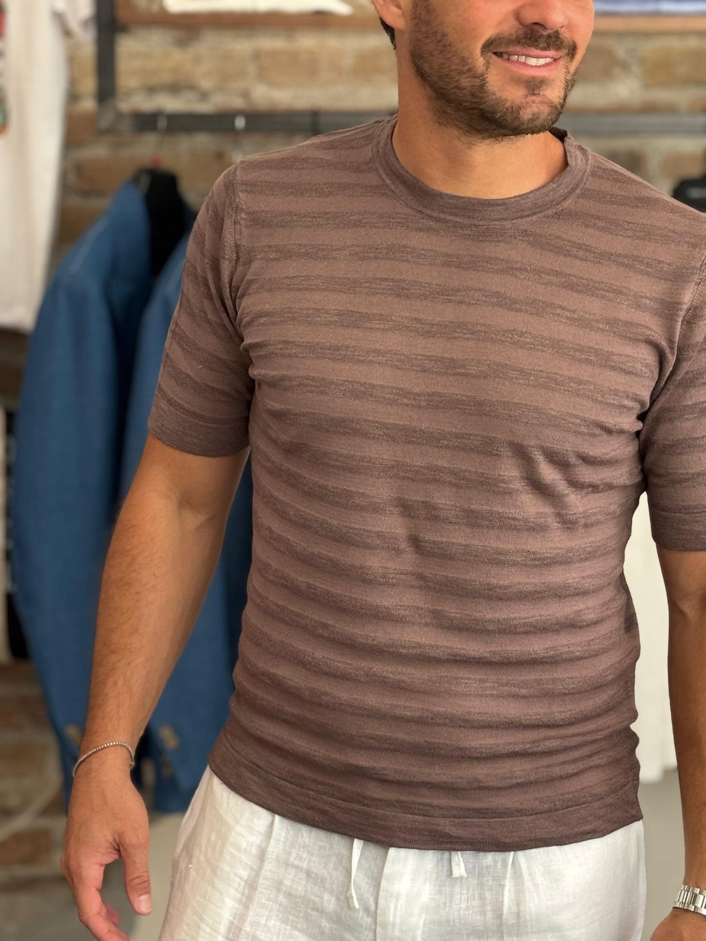 DESTEFANO INNER T-SHIRT COLOR TEAK