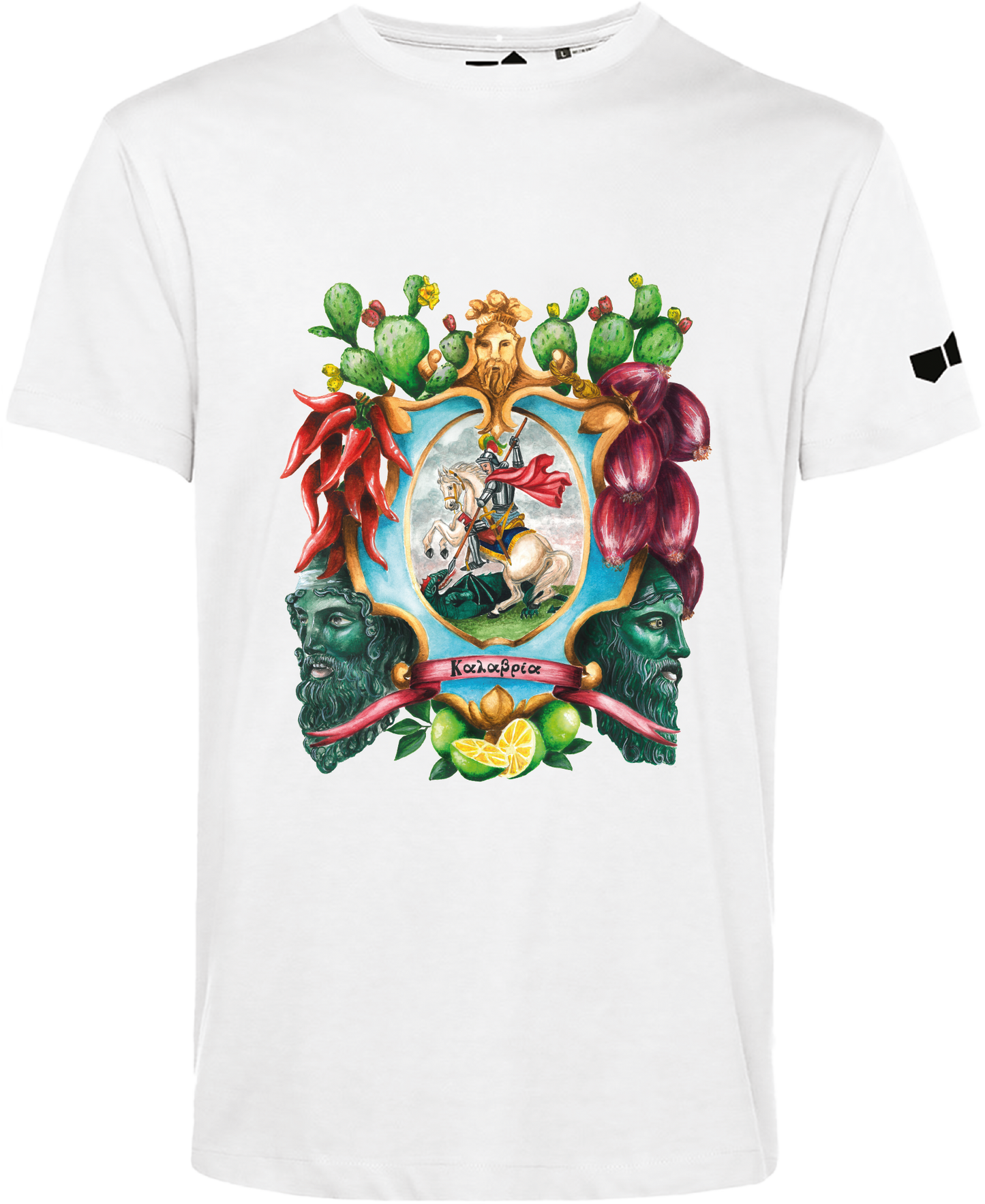 T-SHIRT BIANCA SUD UP ARALDO CALABRIA