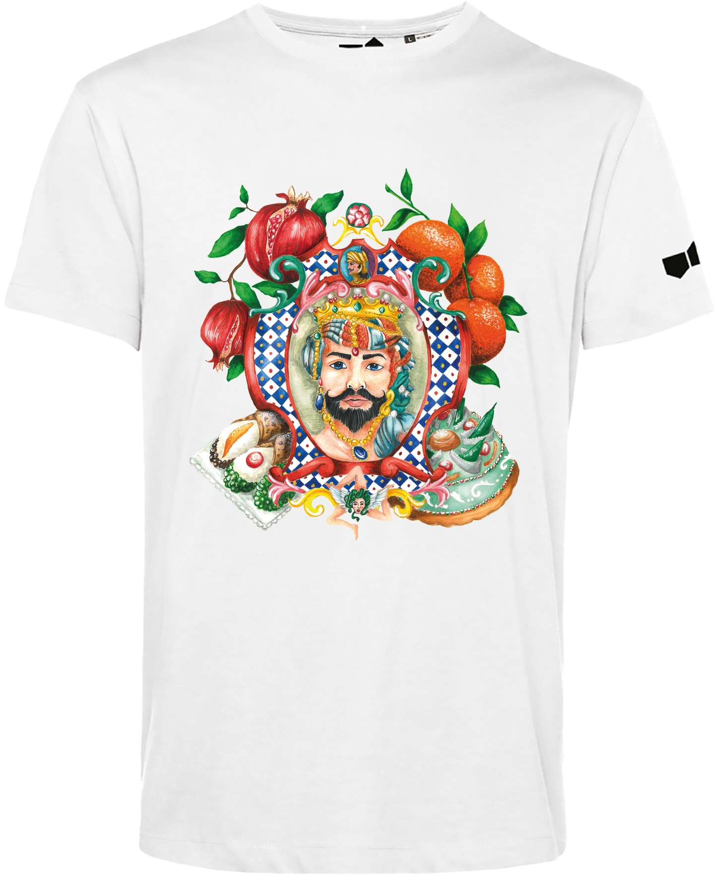 T-SHIRT BIANCA SUD UP ARALDO SICILIA