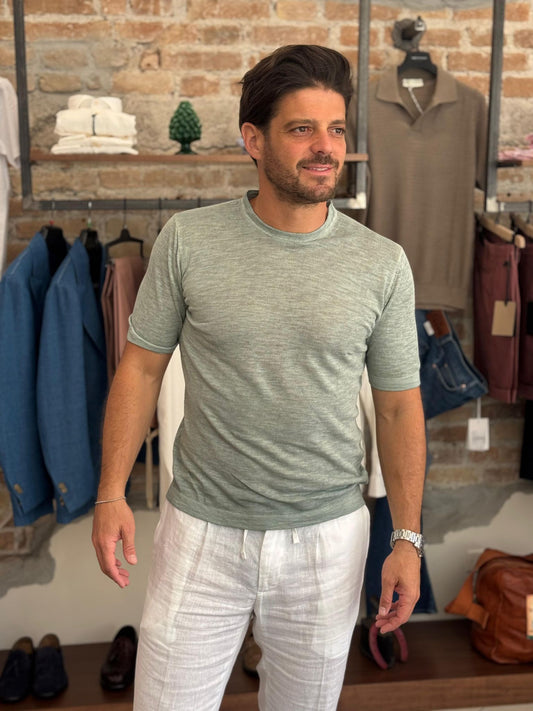 DESTEFANO INNER T-SHIRT COLOR ALGA