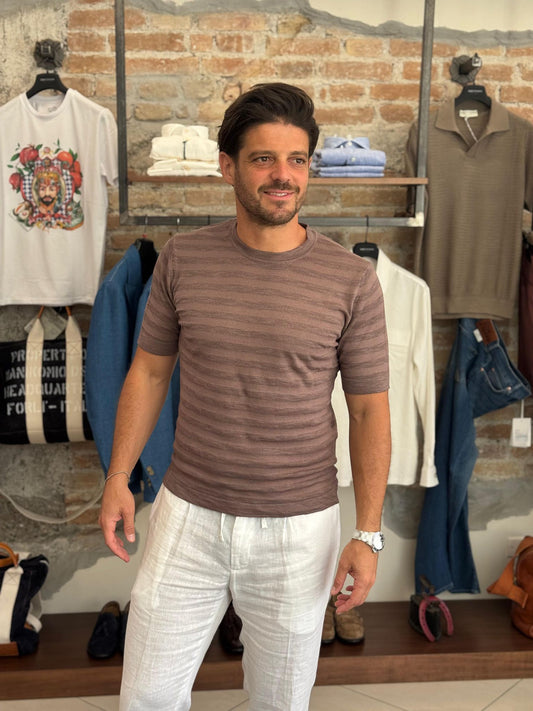 DESTEFANO INNER T-SHIRT COLOR TEAK