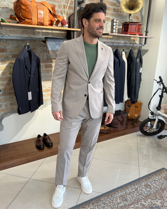 Abito Monopetto Beige Brera's Milano