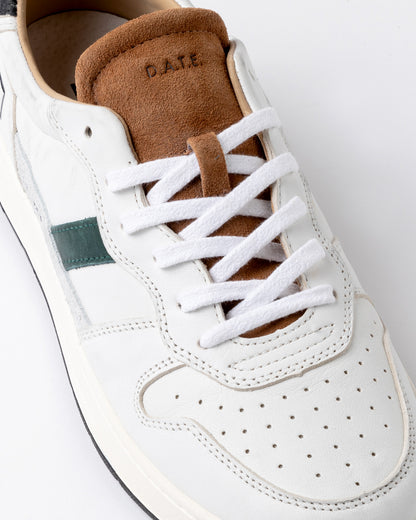 D.A.T.E. COURT 2.0 VINTAGE WHITE/CUOIO