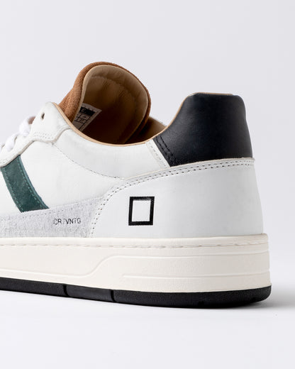 D.A.T.E. COURT 2.0 VINTAGE WHITE/CUOIO