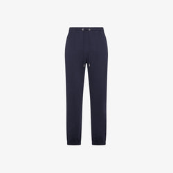 SUN 68 Pantaloni jogging in felpa di cotone Navy Blue