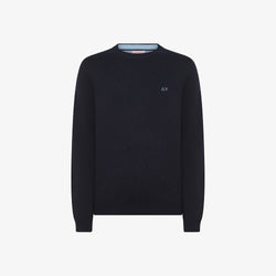 SUN 68 Maglia in lana e cashmere Navy Blue