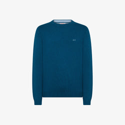 SUN 68 Maglia in lana e cashmere Blue Profondo