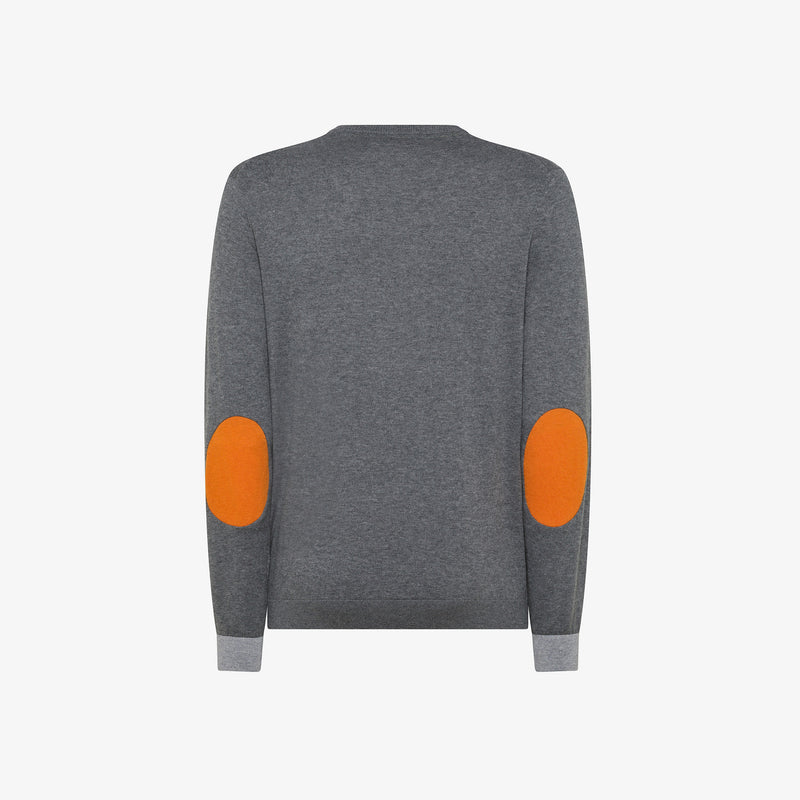 SUN 68 Maglia in lana e cotone Grigio Scuro