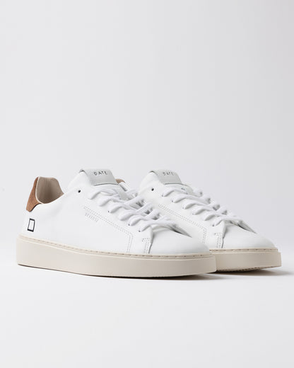 D.A.T.E. LEVANTE CALF WHITE-BROWN