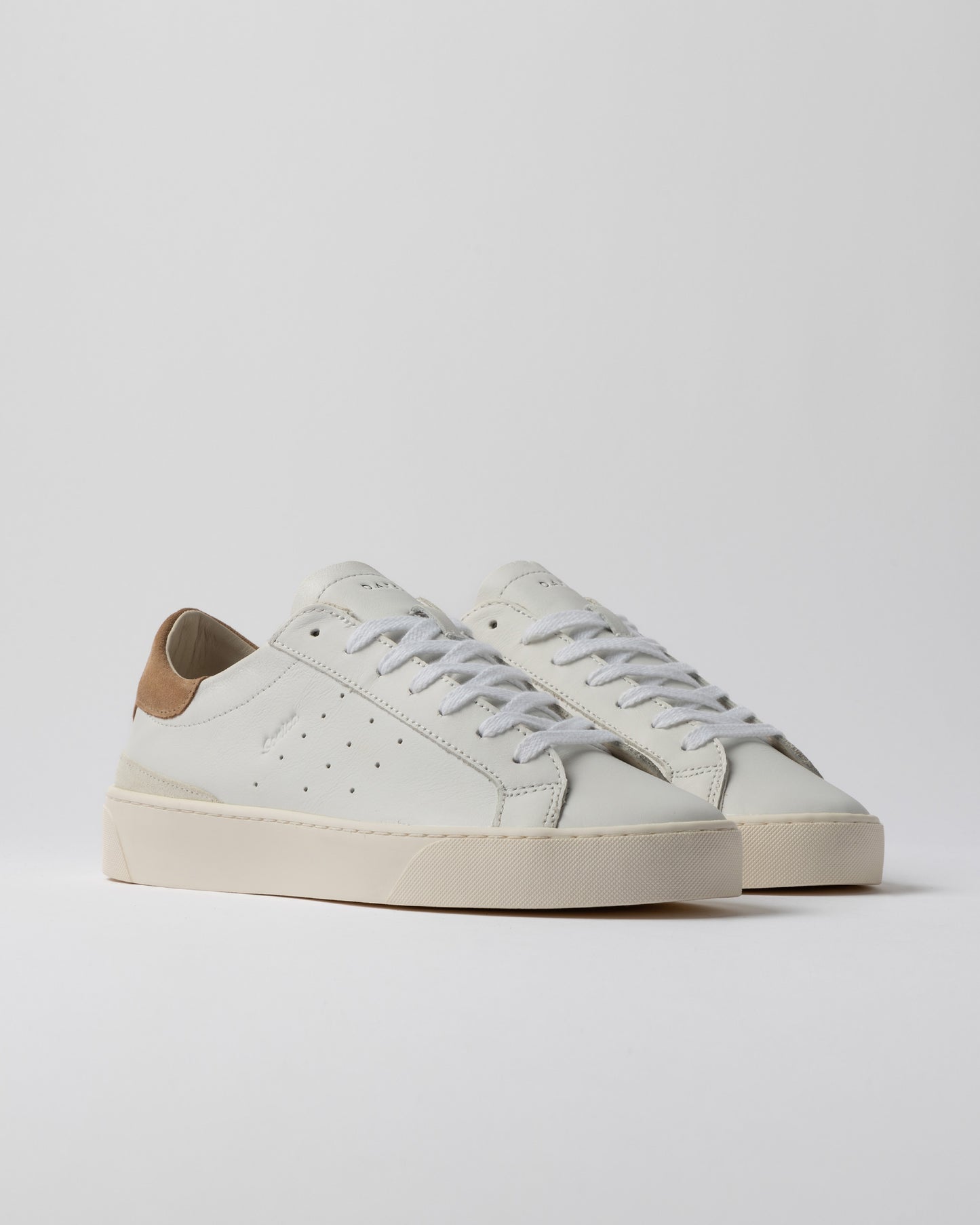 D.A.T.E. SONICA CALF WHITE-BEIGE