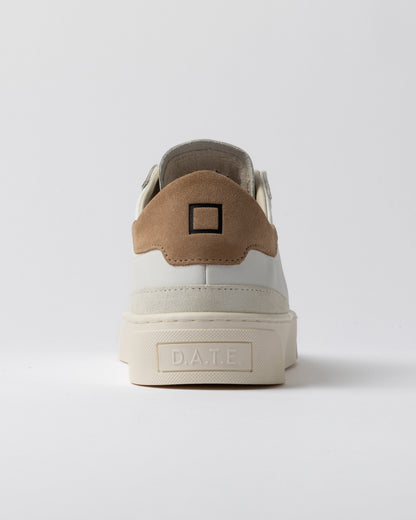 D.A.T.E. SONICA CALF WHITE-BEIGE