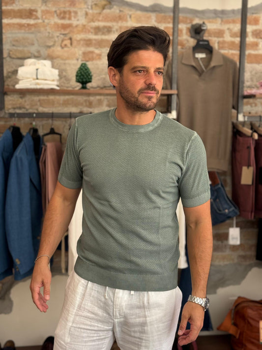 DESTEFANO INNER T-SHIRT COLOR ALGA